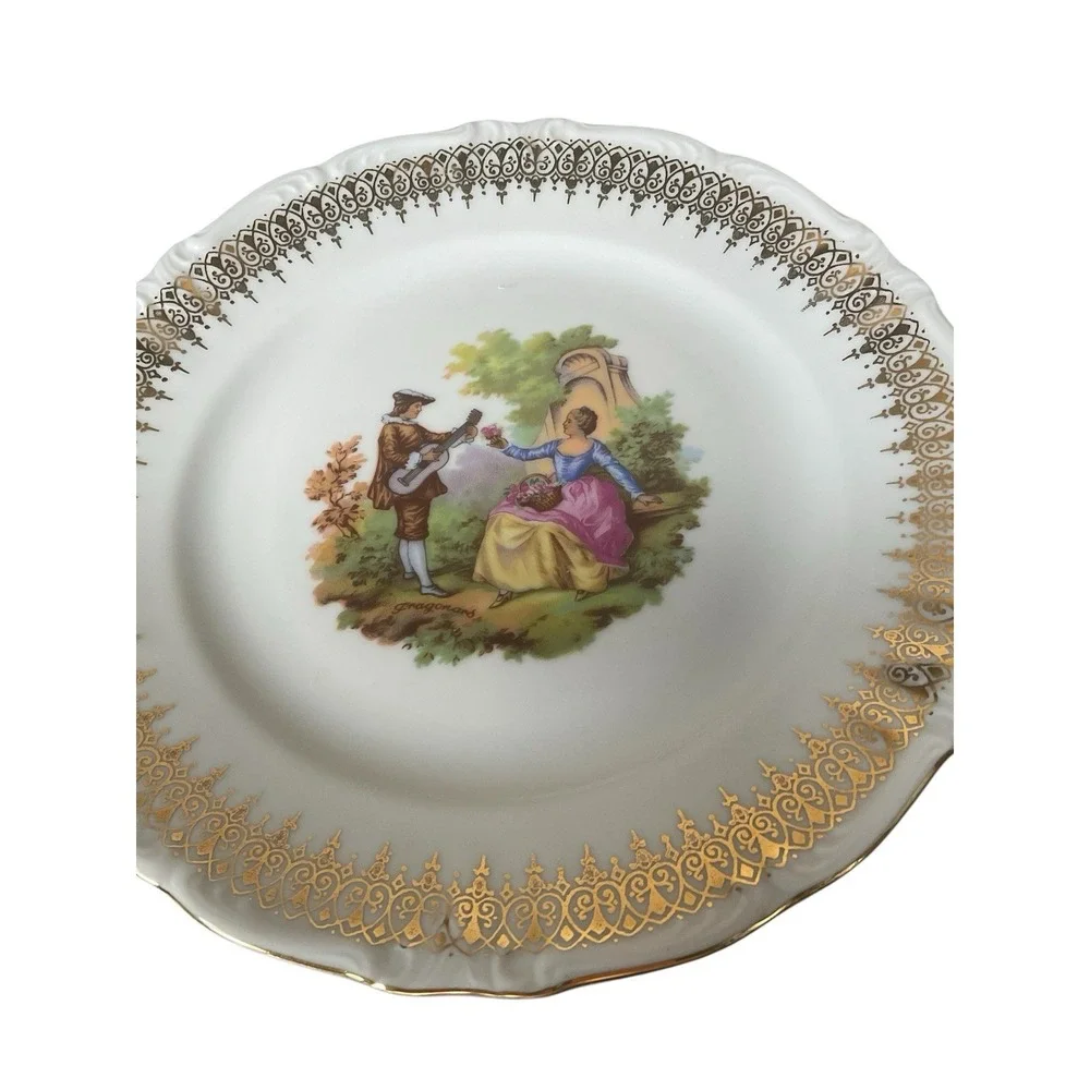 Set of 4 Vintage Winterling‎ Porcelain Dessert Plates Germany Bavaria